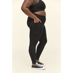 NWT Girlfriend Collective High-Rise Pocket Legging Black XS